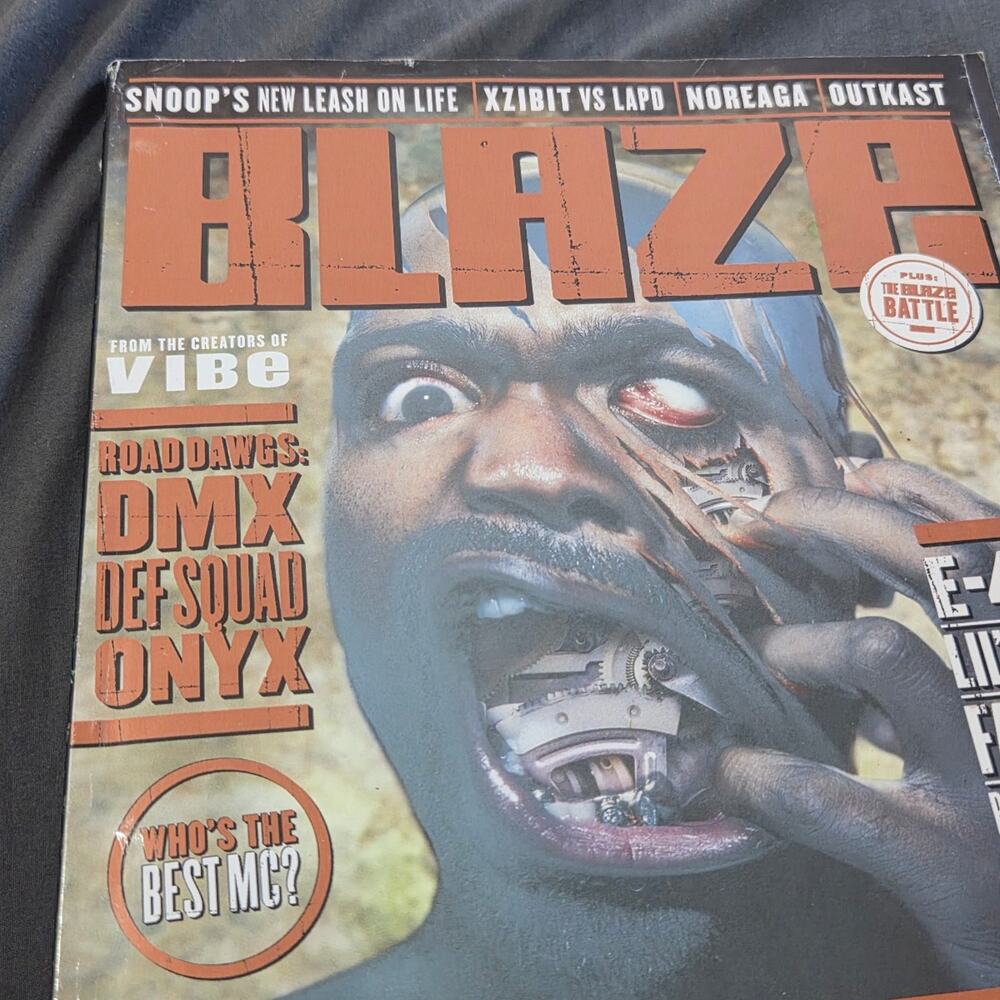 Vtg 1998 Fall Blaze Vibe Method Man Cover Magazine Rap Hip Hop